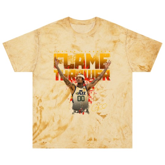 Discover Jordan Clarkson Flamethrower - Jordan Clarkson Utah Jazz - Blast T Shirts