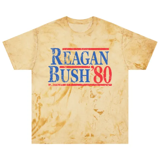 Discover Vintage Ronald Reagan George Bush 1980 Blast T Shirts