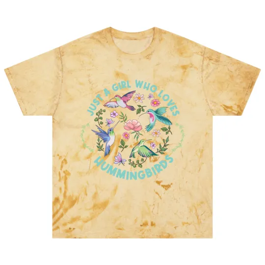 Discover Just A Girl Who Loves Hummingbirds Blast T Shirts