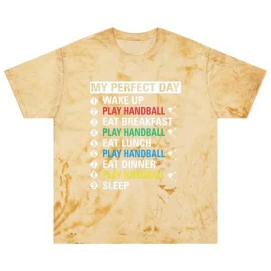 Discover My Perfect Day Play Handball Blast T Shirts Cool Player Gift Blast T Shirts