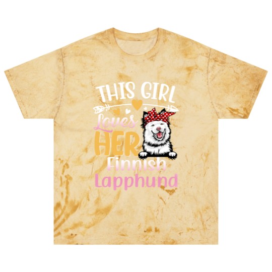 Discover This Girl Love Her Finnish Lapphund Dog - Dog Lover For Women - Blast T Shirts