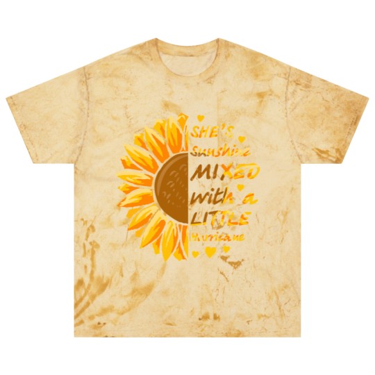 Discover She's Sunshine Mixed With A Littles Hurricane Sunflower Blast T Shirts