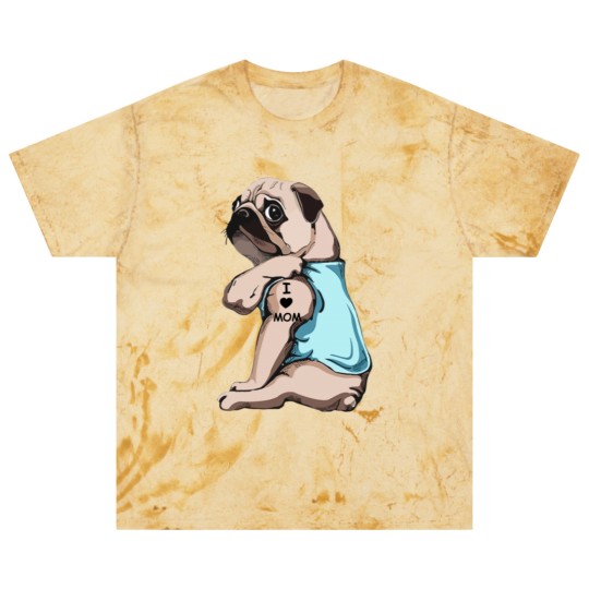Discover Pug Dog I Love Mom Blast T Shirts