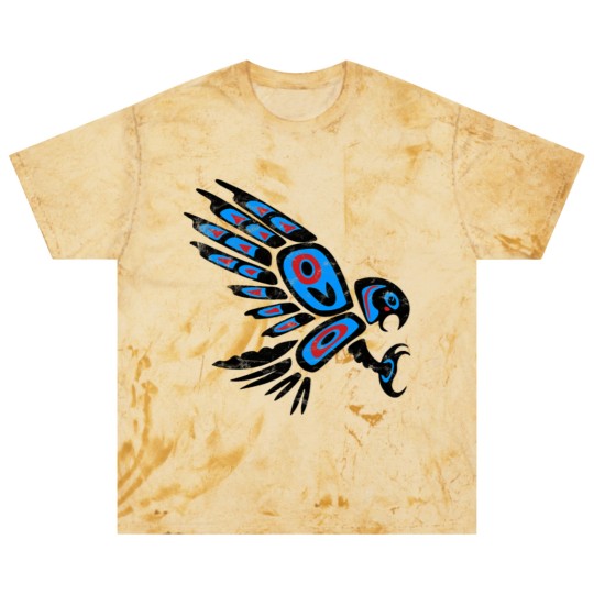 Discover native american red tailed hawk bird Totem tribal Blast T Shirts