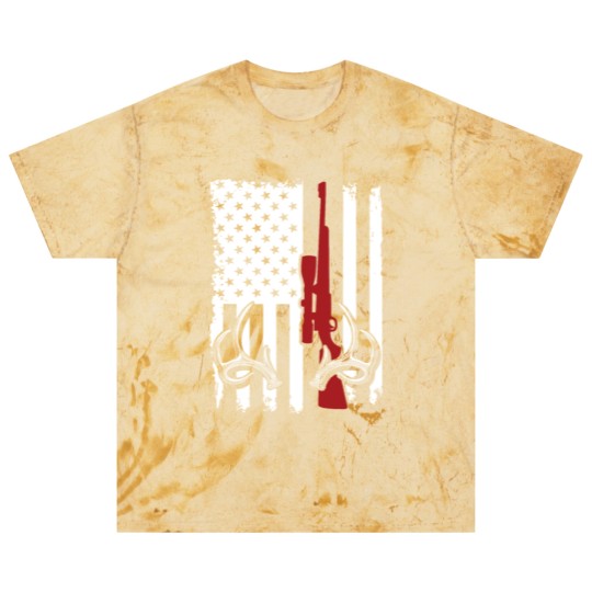 Discover Deer Hunting American Flag Blast T Shirts