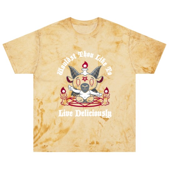 Discover Live Deliciously - Creepy Cute - Satanic Goat - Occult - Witch - Satan - Blast T Shirts