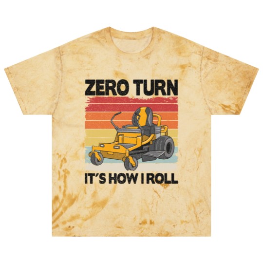 Discover Zero Turn It's How I Roll Funny Gardening Lawn Blast T Shirts