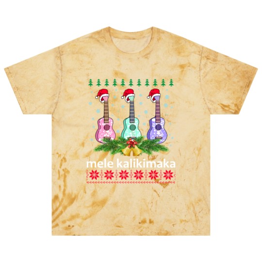 Discover Mele Kalikimaka Blast T Shirts Ukulele Guitar Hawaii Christmas Blast T Shirts