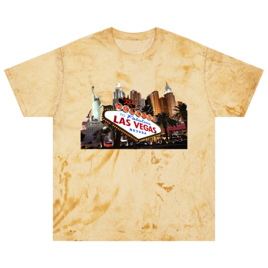 Discover Las Vegas Famous Sign Strip Building Skyline Souvenir Gift Blast T Shirts