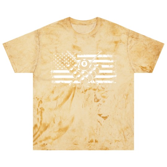 Discover Billiards Pool American Flag Blast T Shirts