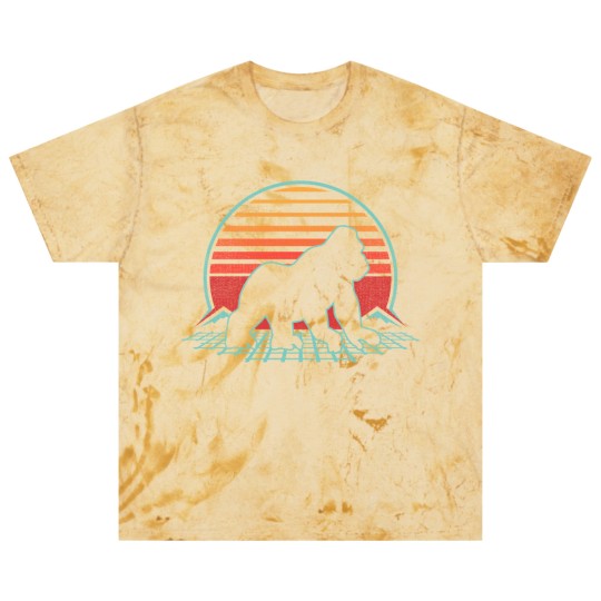 Discover Gorilla Silhouette Blast T Shirts Silverback Retro Vintage 80s Style