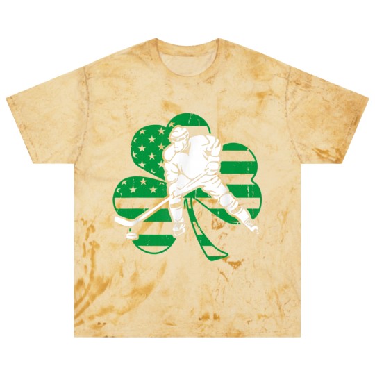 Discover Irish Hockey Player Shamrock St Patrick's Day Blast T Shirts