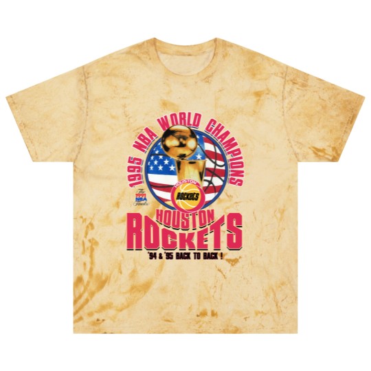 Discover 1995 Houston Rockets World Champions Cotton  Blast T Shirts