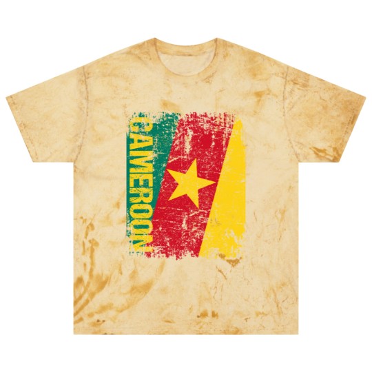 Discover Cameroon Flag Vintage Distressed Blast T Shirts