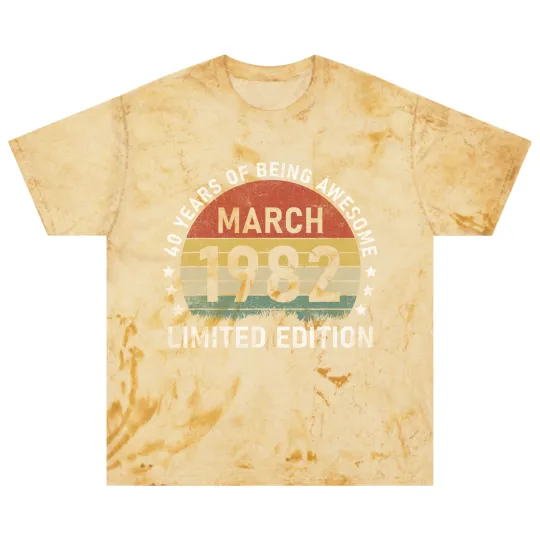 Discover Vintage March 1982 Retro 40 Blast T Shirts