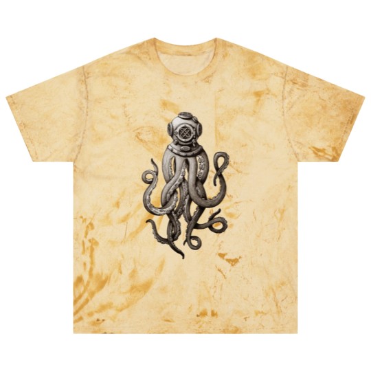 Discover Retro Fashion SCUBA Diver Weird Killer Octopus Blast T Shirts