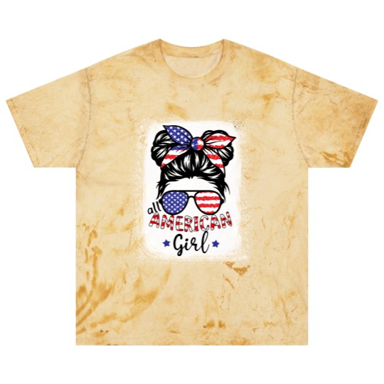 Discover All American Girl Bleached Blast T Shirts Patriotic July 4th Blast T Shirts