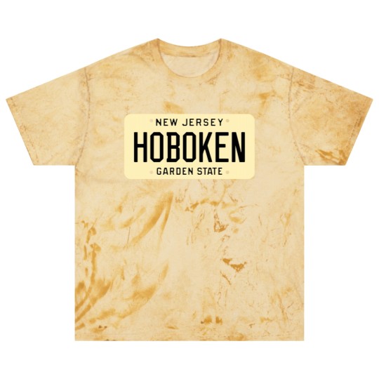 Discover Hoboken New Jersey License Plate Blast T Shirts