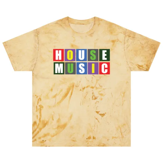 Discover House Music Blocks Blk Blast T Shirts