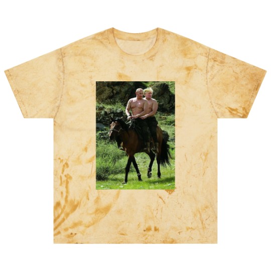 Discover Trump Putin Meme Blast T Shirts Russian Putin Riding A Horse With Donald Trump Meme
