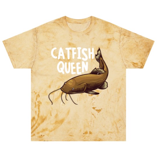 Discover Funny Catfishing Art Women Mom Catfish Queen Fishing Hunters Premium Blast T Shirts