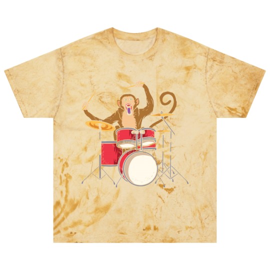 Discover Monkey Playing Drums Drummer Band The Animal Blast T Shirts