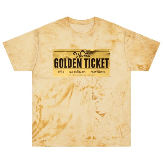 Discover Willy Wonka Golden Ticket Blast T Shirts