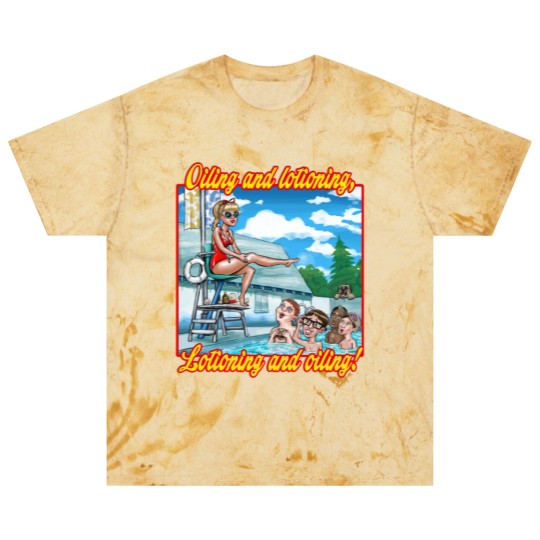 Discover Oiling and Lotioning - TEXT - The Sandlot - Blast T Shirts