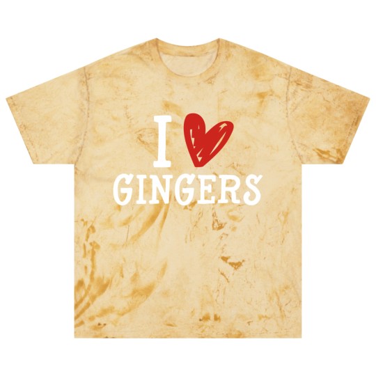 Discover Redhead Lover Irish Red Haired Men Women I Love Gingers Blast T Shirts