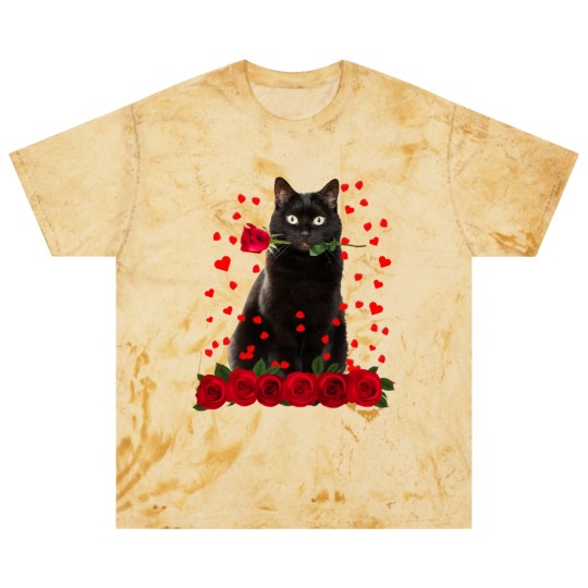 Discover Black Cat Valentines Day Teenager Blast T Shirts