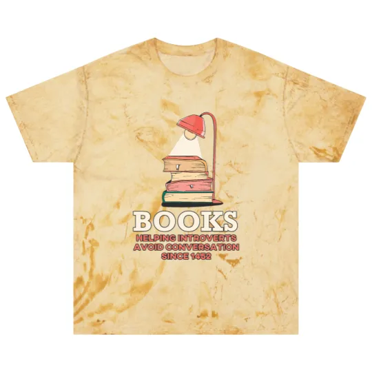 Discover Books, Helping Introverts Avoid Conversation Blast T Shirts