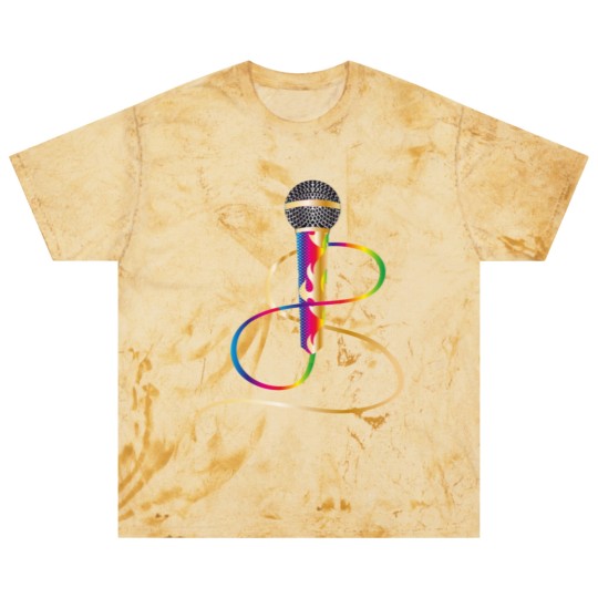 Discover stylish microphone with rainbow handle Blast T Shirts