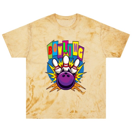 Discover Colorful Pin Bowling Blast T Shirts