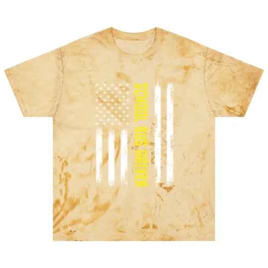 Discover School Bus Driver Proud Flag Pride Gift Blast T Shirts