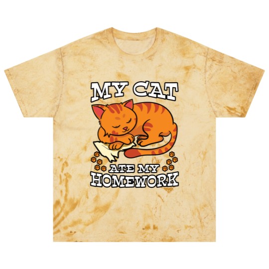 Discover My Cat Ate My Homework Blast T Shirts