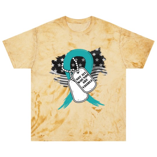 Discover Not all wounds are visible PTSD Awareness 22 Vete Blast T Shirts