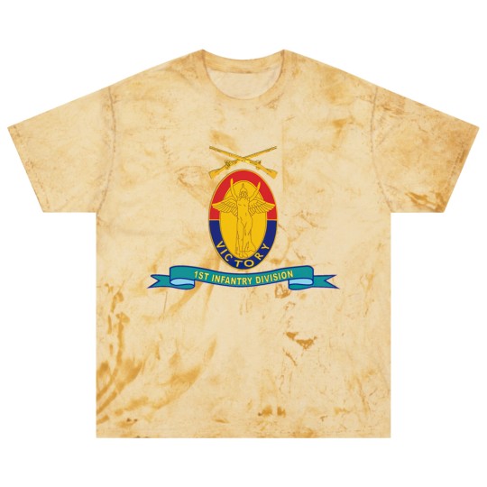 Discover Army 1st Infantry Division w Br Ribbon Blast T Shirts