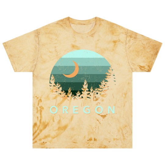 Discover Oregon Vintage Sunset Outdoors Hiking Souvenir Blast T Shirts