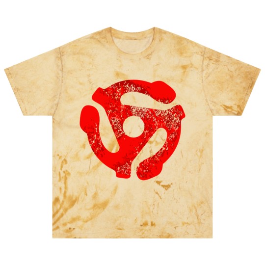 Discover Music Turntable Record Dj Red 45 Rpm Adapter Blast T Shirts