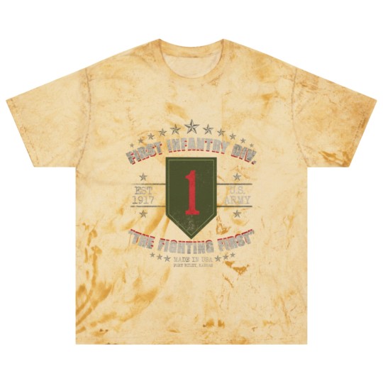Discover 1st Infantry Division Blast T Shirts