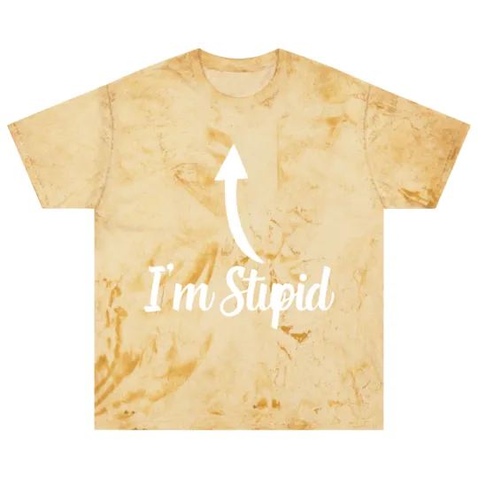 Discover I'm Stupid Up Arrow Funny Blast T Shirts