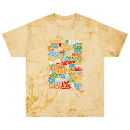 Discover Lennon Imagine Quote Blast T Shirts
