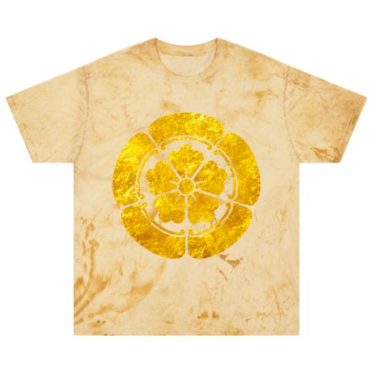 Discover Oda Mon Japanese samurai clan faux gold on black Blast T Shirts