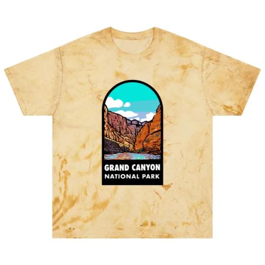 Discover Grand Canyon National Park Badge Blast T Shirts