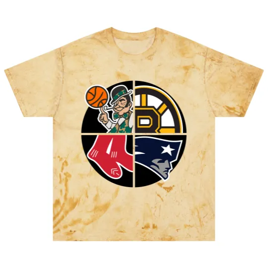 Discover Boston Sports Quad Cap Blast T Shirts