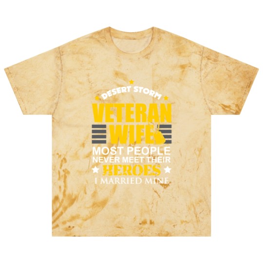Discover Desert Storm Veteran Wife Family Hero Married Blast T Shirts