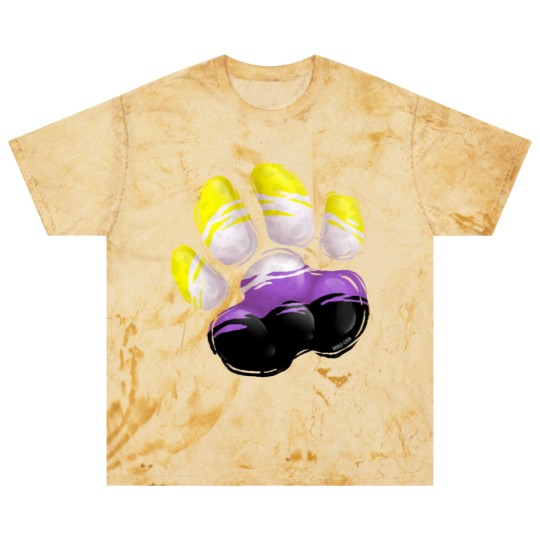 Discover Non Binary - Wolf Paw Blast T Shirts