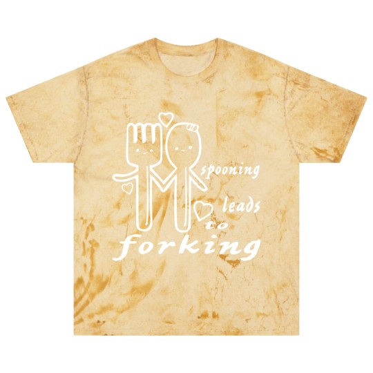 Discover Spooning Leads To Forking ©WhiteTigerLLC.com Blast T Shirts
