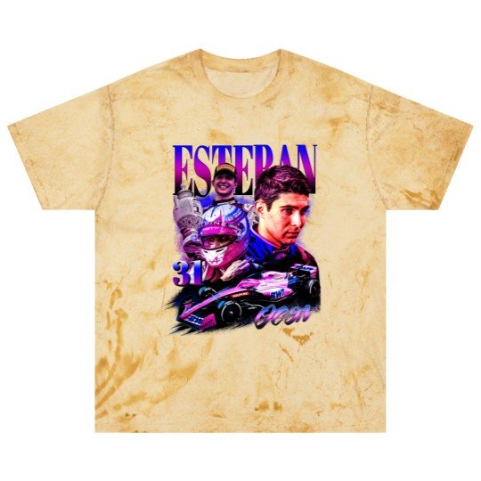 Discover Esteban Ocon Blast T Shirts Driver Racing Championship Formula Racing Blast T Shirts French Vintage Design 90s Graphic Blast T Shirts