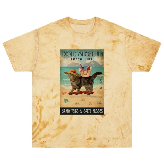 Discover Beach Life Sandy Toes Exotic Shorthair cat gift Blast T Shirts